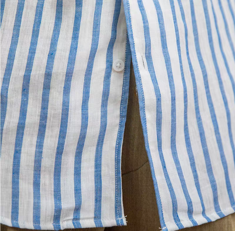 The Saint-Tropez Striped Linen Shirt