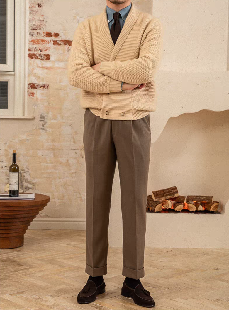 The Regent Double-Breasted Knit Blazer