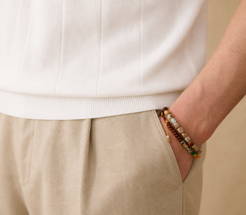 The Amalfi Seagull-Collar Knit Polo