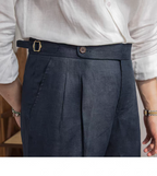 The Monaco Breathable Linen-Blend Trousers