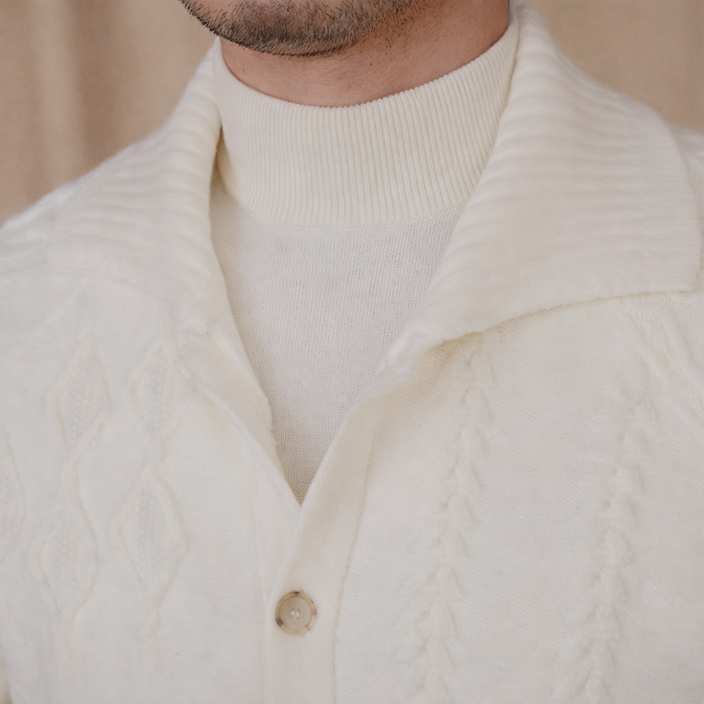The Stirling Heavyweight Jacquard Coat