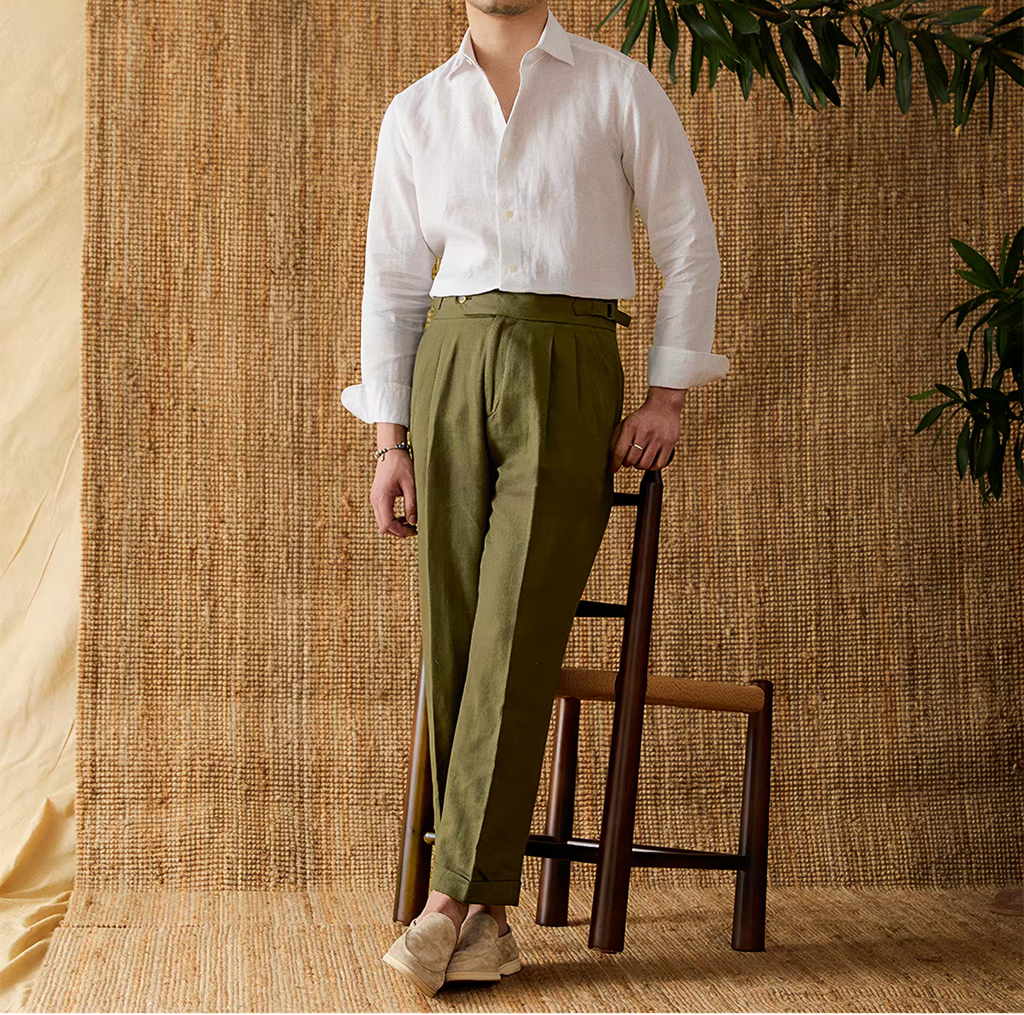 The Portofino Italian Linen Shirt