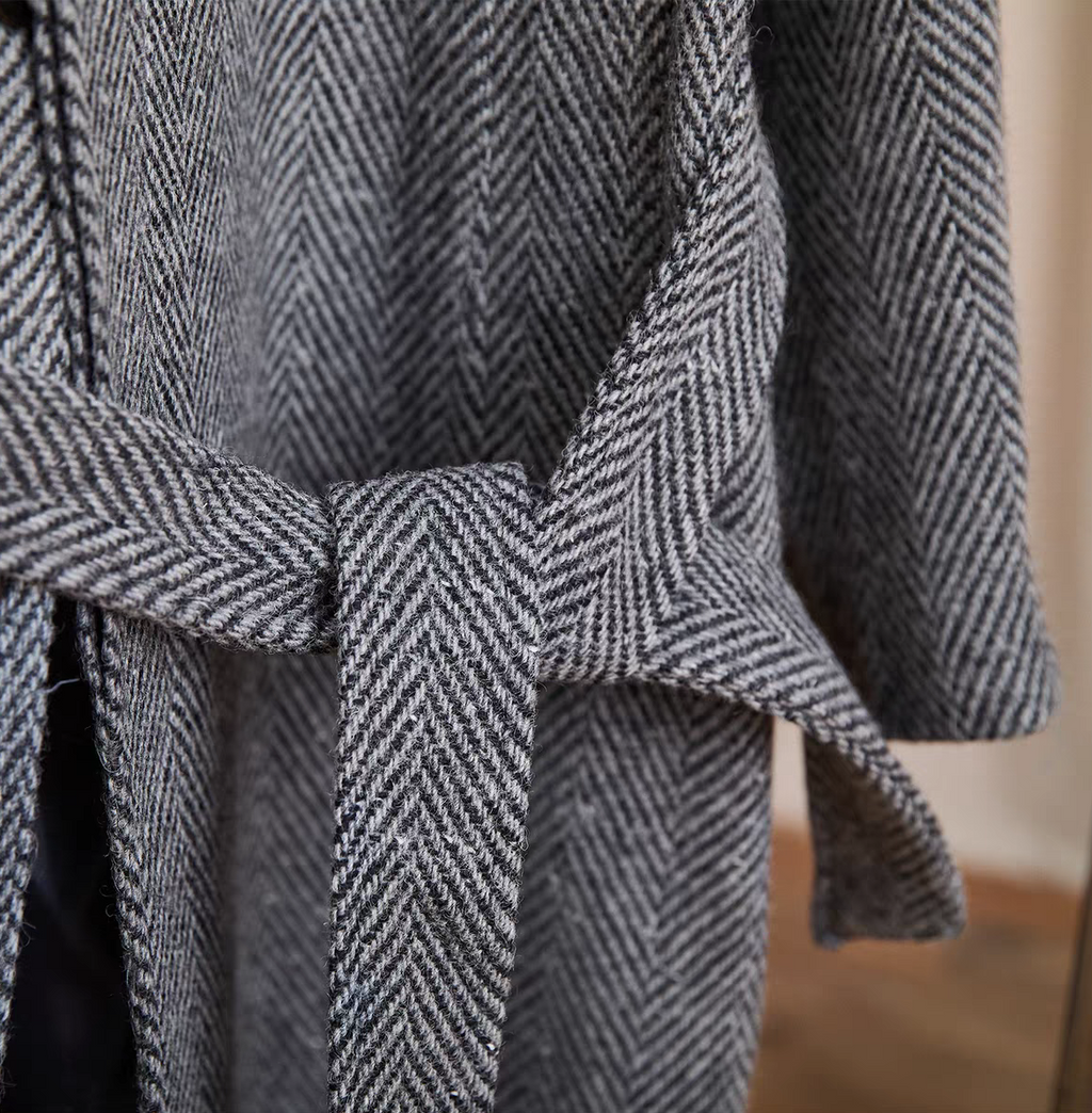 The Edinburgh Herringbone Overcoat