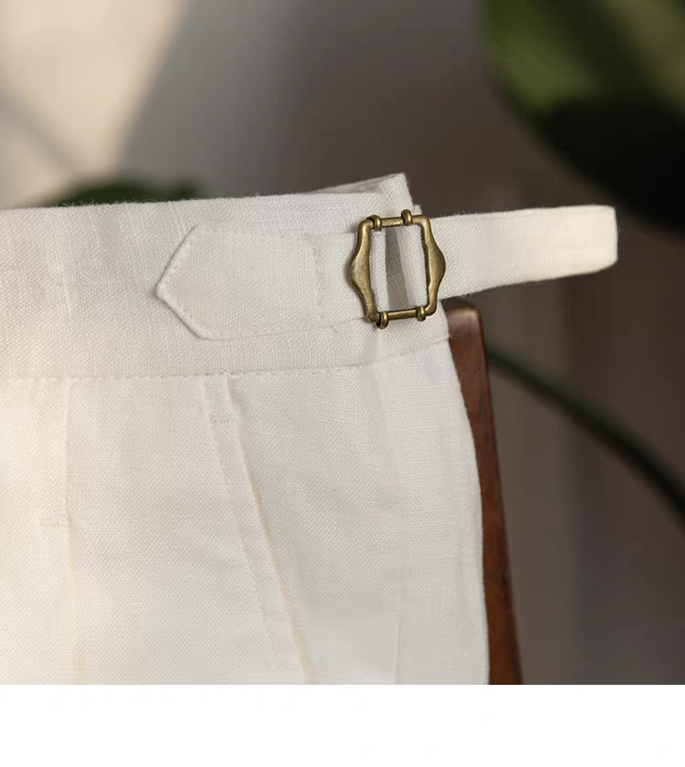 The Monaco Breathable Linen-Blend Trousers