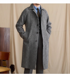 The Edinburgh Herringbone Overcoat