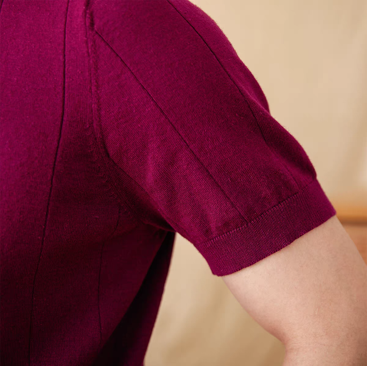 The Amalfi Seagull-Collar Knit Polo
