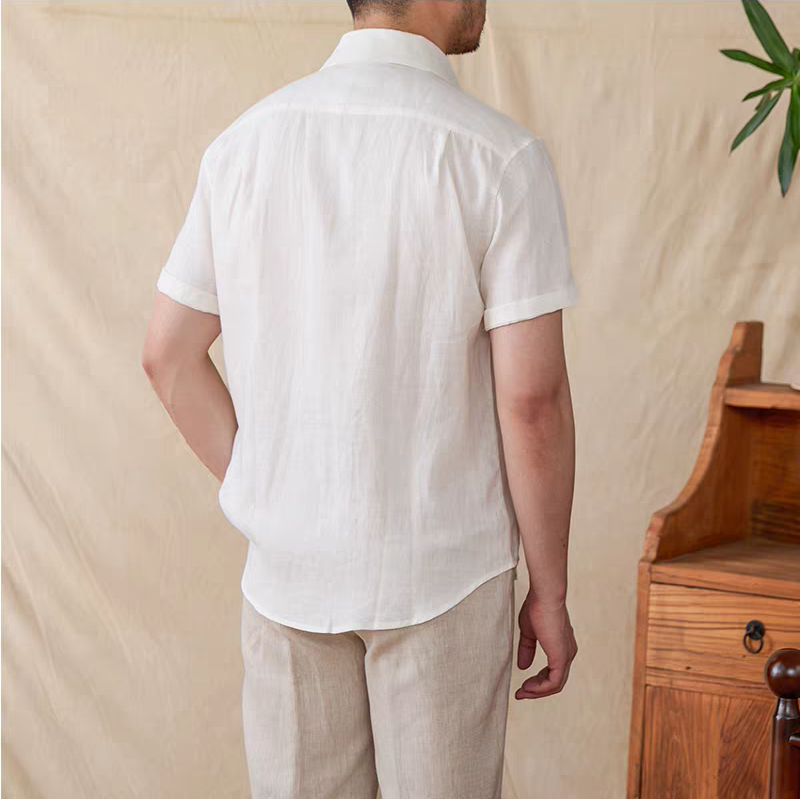 The Capri Relaxed Linen Guayabera