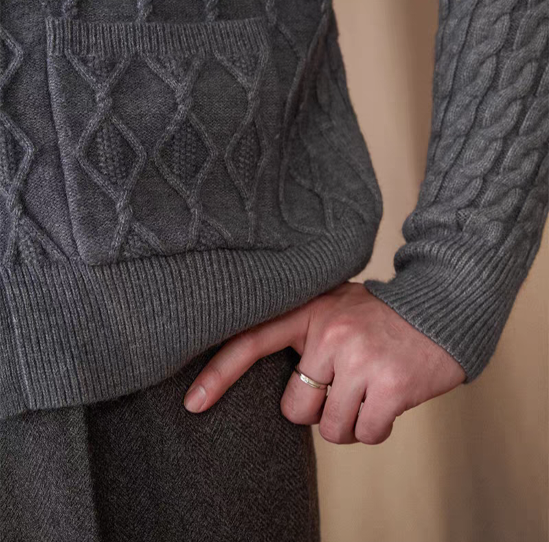 The Stirling Heavyweight Jacquard Coat