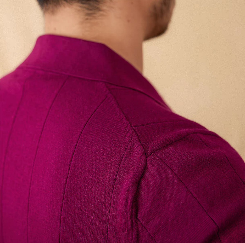 The Amalfi Seagull-Collar Knit Polo
