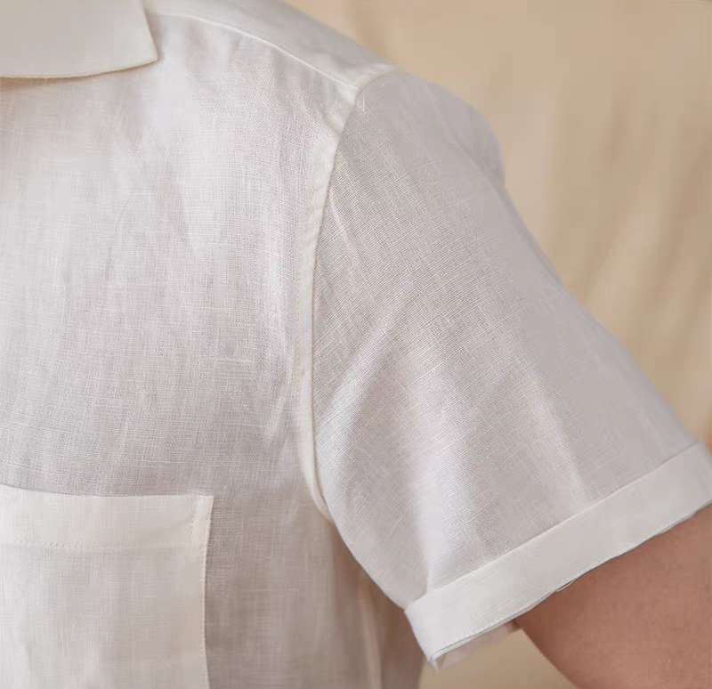 The Capri Relaxed Linen Guayabera