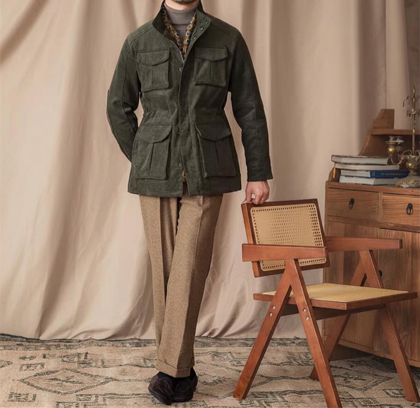 The Braemar Corduroy Expedition Jacket